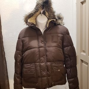 Aeropostale Faux Fur Puffer
